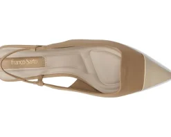 Franco Sarto Palmira Latte Beige Leather New