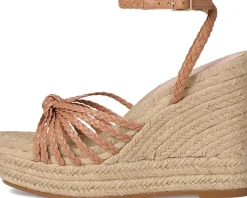 Loeffler Randall Pamela Mignon Knot Wedge Dune/Natural Outlet