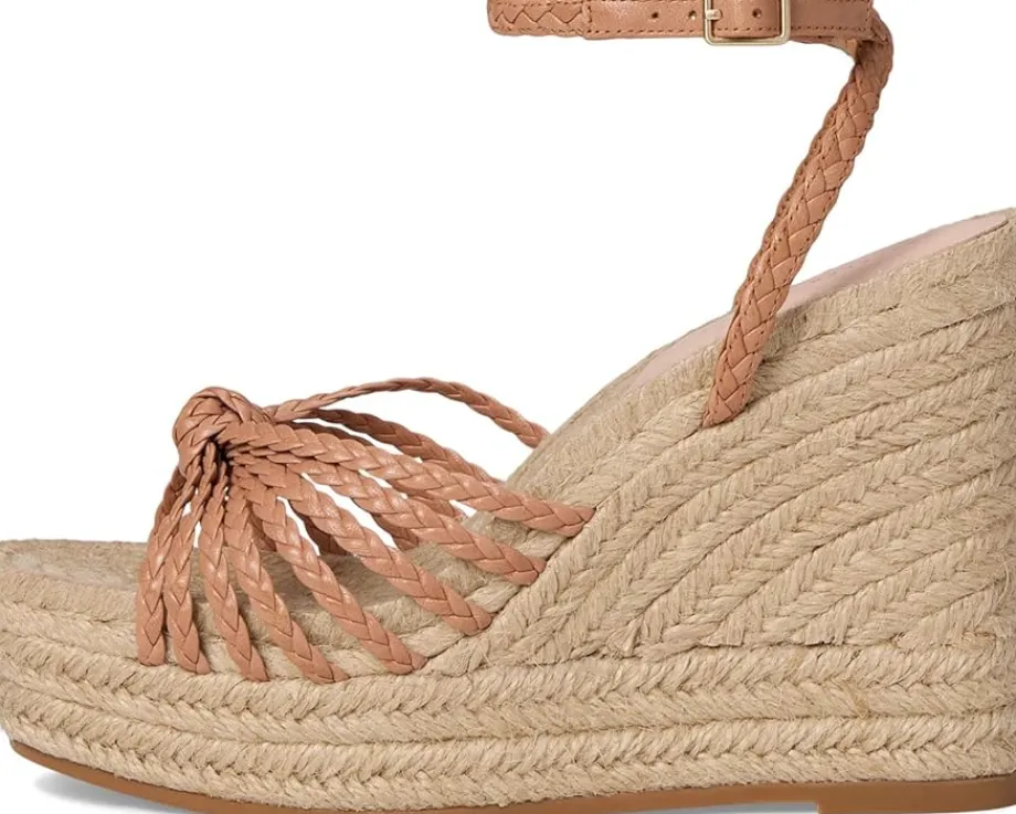 Loeffler Randall Pamela Mignon Knot Wedge Dune/Natural Outlet
