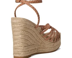 Loeffler Randall Pamela Mignon Knot Wedge Dune/Natural Outlet