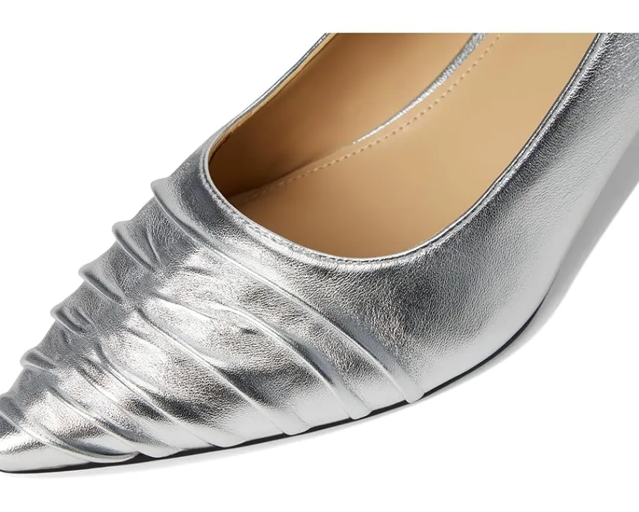 Marc Fisher LTD Paria Silver Leather Discount