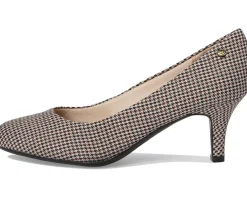 LifeStride Parigi Pump Shoes Beige Houndstooth Hot