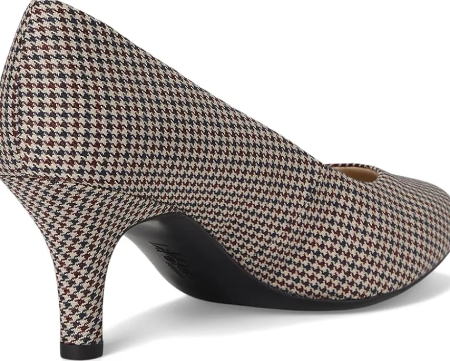 LifeStride Parigi Pump Shoes Beige Houndstooth Hot