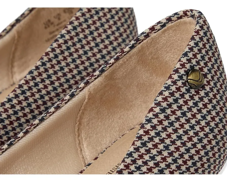 LifeStride Parigi Pump Shoes Beige Houndstooth Hot