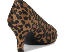 LifeStride Parigi Pump Shoes Brown Leopard Discount