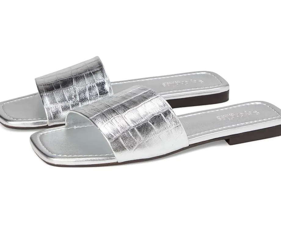 Women Seychelles Paris Croco Leather Slide