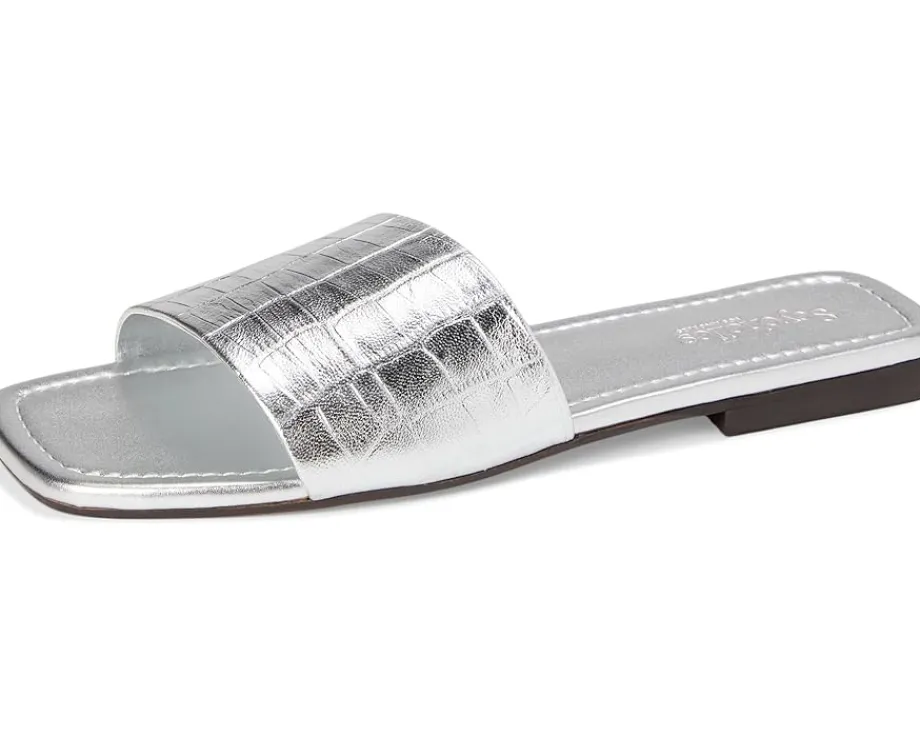 Women Seychelles Paris Croco Leather Slide