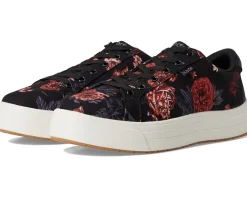 Keds Park Lace Up Black/Pink Floral Canvas