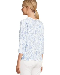 Lilly Pulitzer Paulson Knit Top Resort White Tall Tales Online