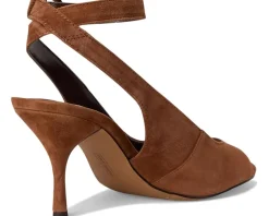 Vince Camuto Pavles Peep Toe High Heel Sandals Burnt Sugar Online