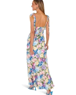 Show Me Your Mumu Paxton Midi Dress Flower Shop Outlet