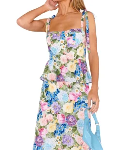 Show Me Your Mumu Paxton Midi Dress Flower Shop Outlet