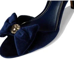Vince Camuto Paycen Bow Detail Slingback High Heel Sandal Deep Navy Clearance
