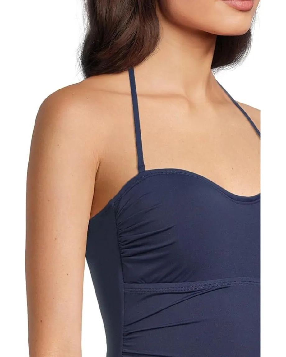 Tommy Bahama Pearl Bandeau Swim Dress Mare Navy New