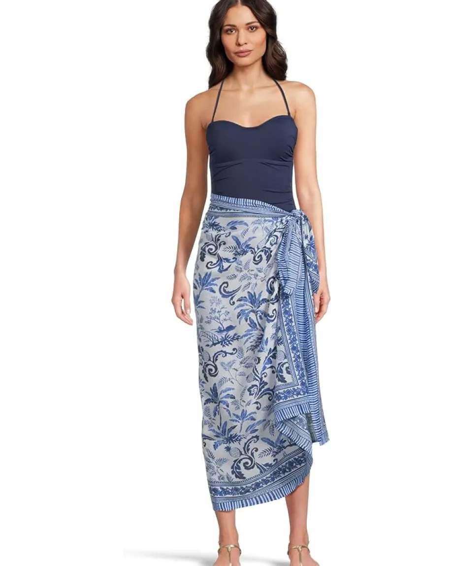 Tommy Bahama Pearl Bandeau Swim Dress Mare Navy New