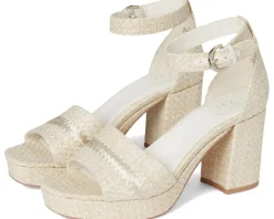 Naturalizer Pearlyn4 Eggshell Beige Raffia