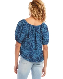 Women Karen Kane Peasant Top