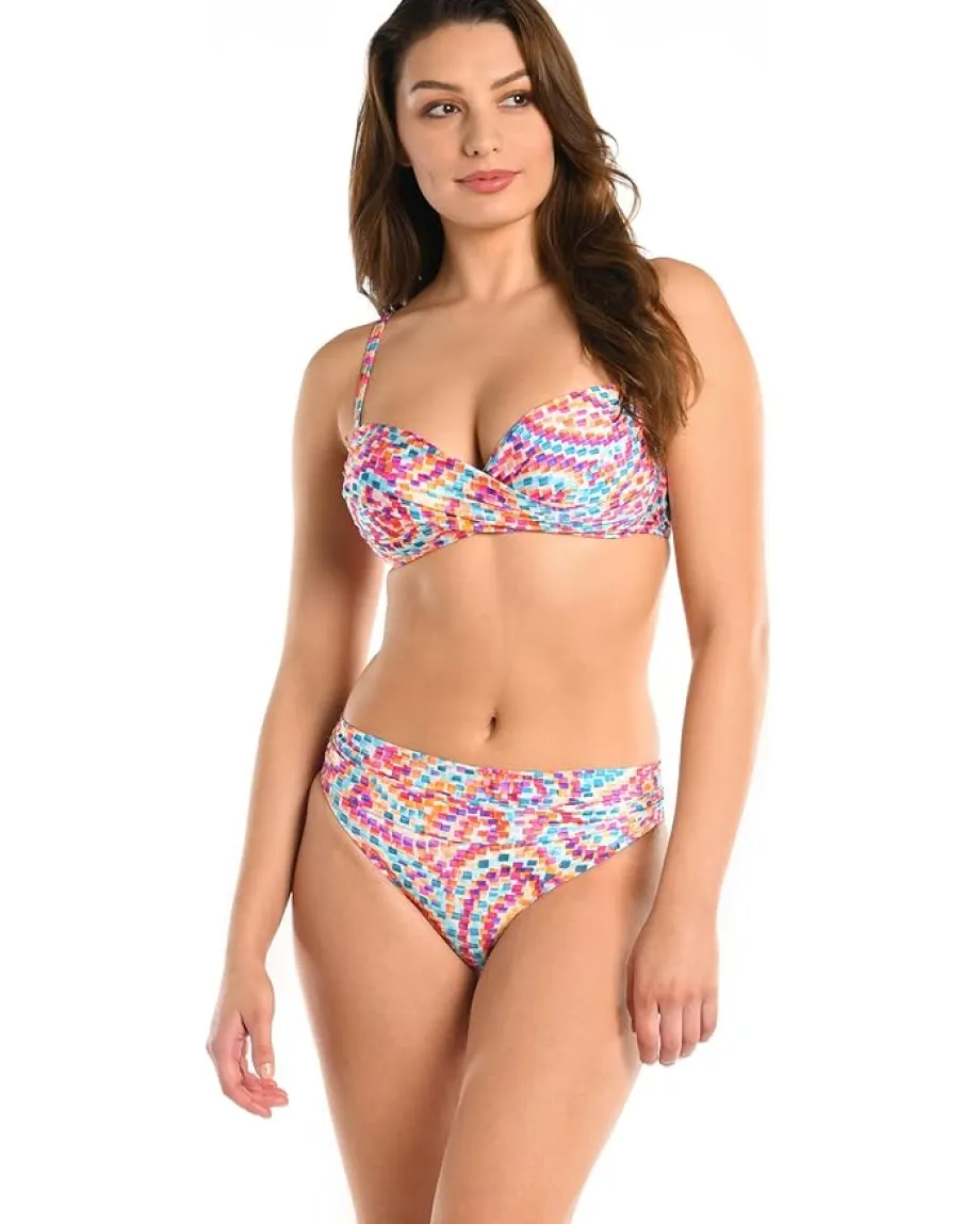 Women La Blanca Pebble Beach Wrap Bralette