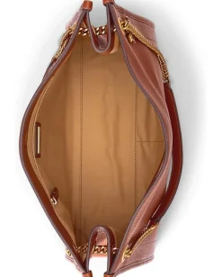 Women Lauren Ralph Lauren Pebbled Leather Large Bradley Tote Bag