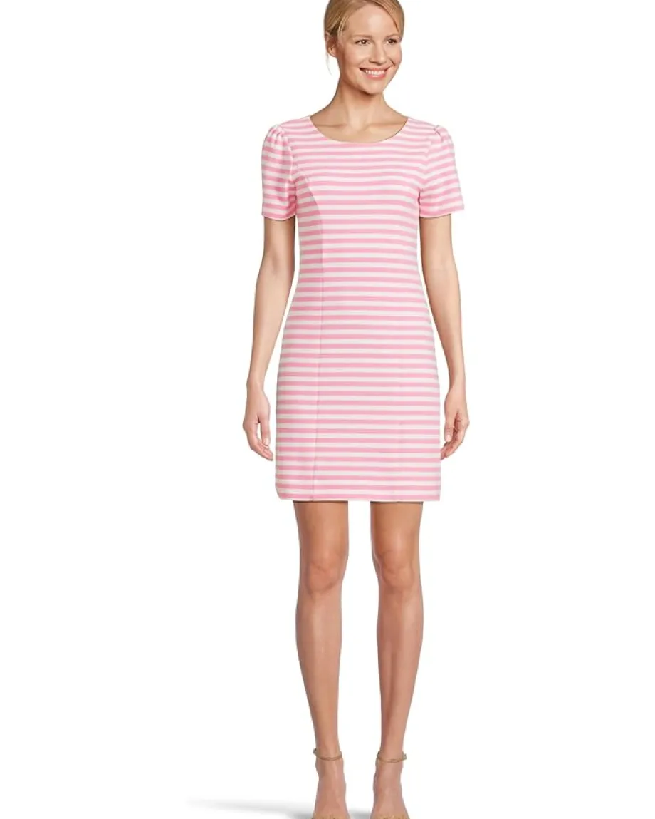 Lilly Pulitzer Pemberly Dress Rousseau Pink Plume Bloom Stripe Sale
