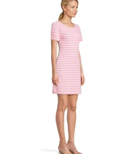 Lilly Pulitzer Pemberly Dress Rousseau Pink Plume Bloom Stripe Sale