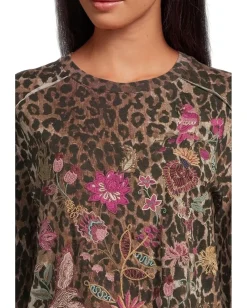 Women Johnny Was Penellope Seamed Sleeve T-Shirt