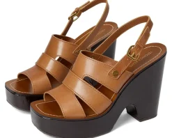 Veronica Beard Peony Honey Tan Leather New