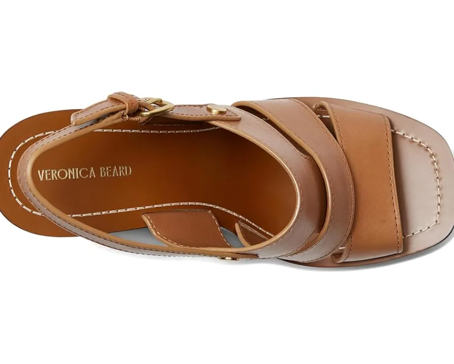 Veronica Beard Peony Honey Tan Leather New