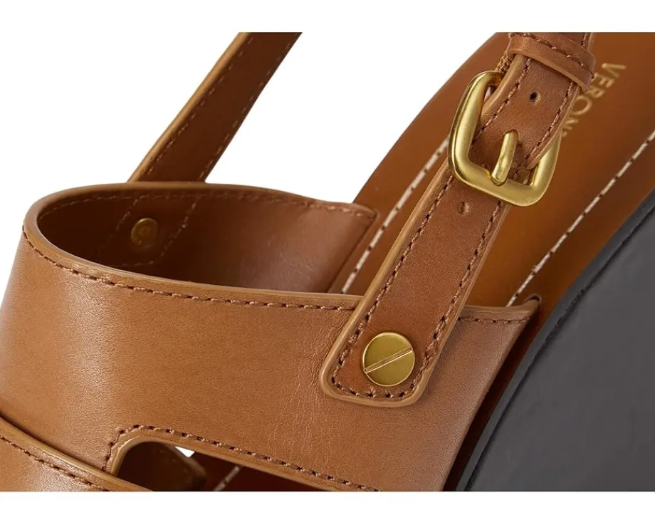 Veronica Beard Peony Honey Tan Leather New