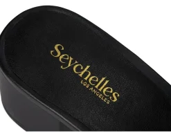 Seychelles Pepper Leather Sandal Slide Black Outlet