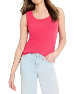 Women NIC+ZOE Perfect Knit Rib Scoop Tank