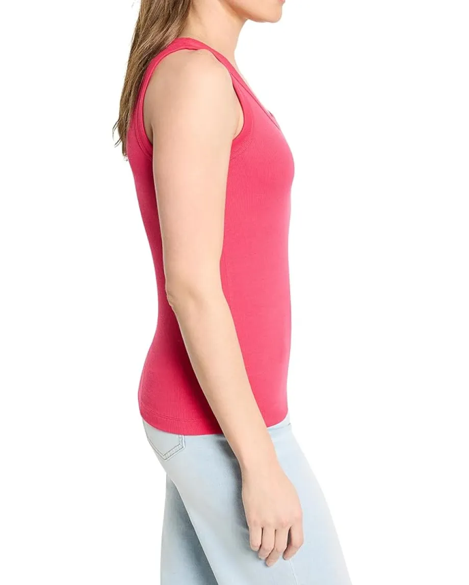 Women NIC+ZOE Perfect Knit Rib Scoop Tank