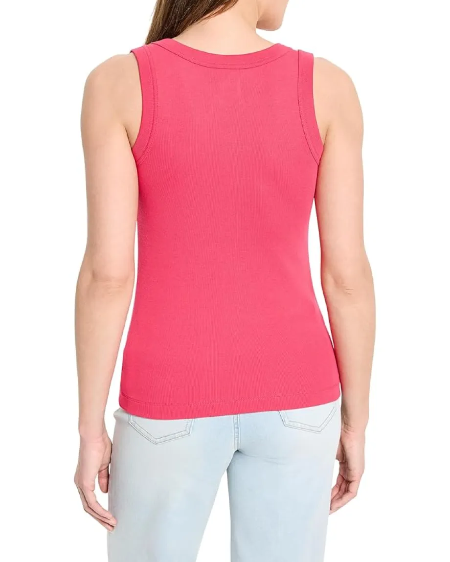 Women NIC+ZOE Perfect Knit Rib Scoop Tank