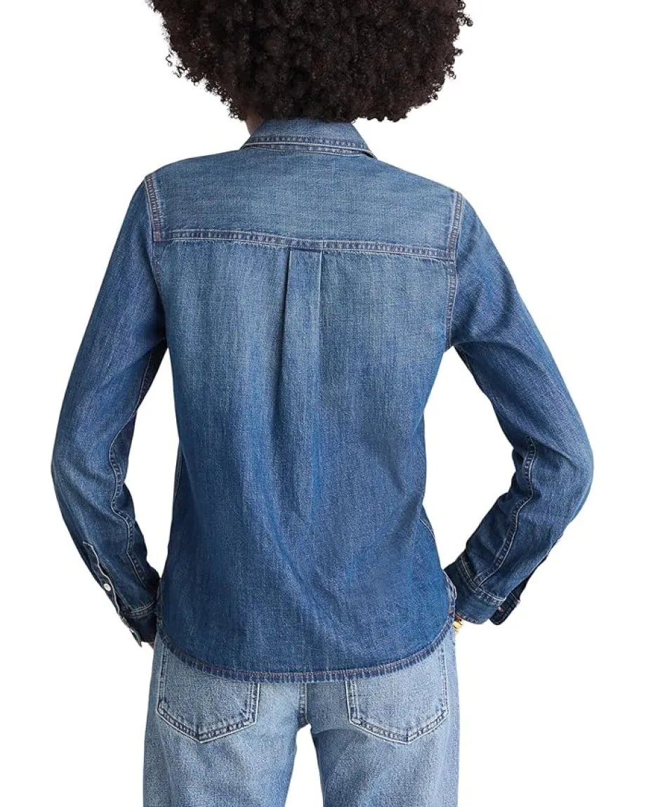 Women Madewell Perfect Tuckable Shirt In
