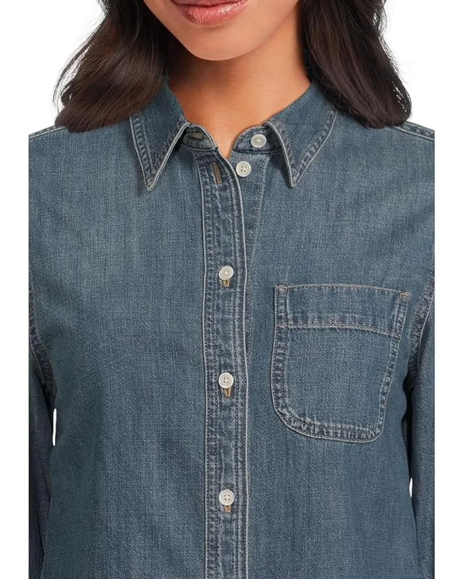 Women Madewell Perfect Tuckable Shirt In