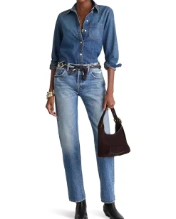 Women Madewell Perfect Tuckable Shirt In