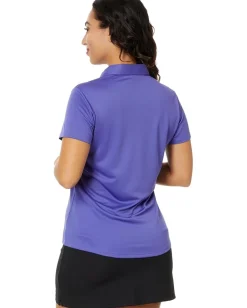 Women adidas Golf Performance Solid Short Sleeve Golf Polo Shirt