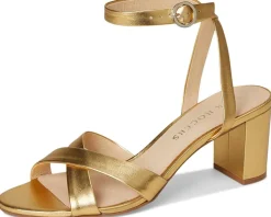 Women Jack Rogers Peri Mid Heel - Metallic Nappa