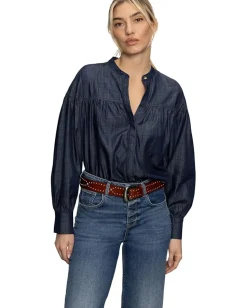 Sanctuary Personal Best Blouse Moonshadow Best