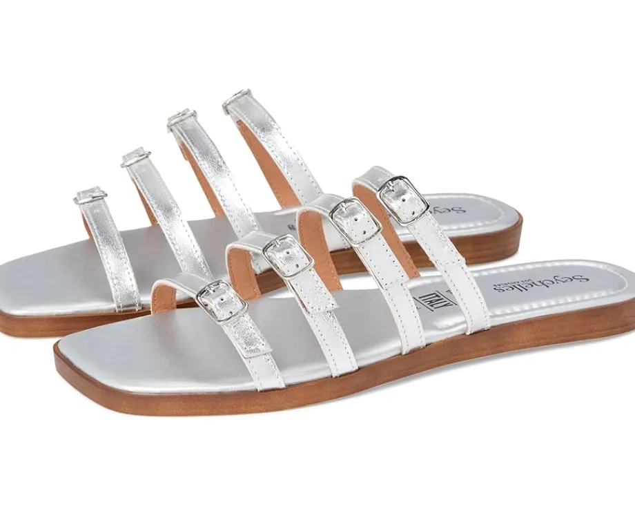 Seychelles Persuasion Metallic Leather Silver Sale