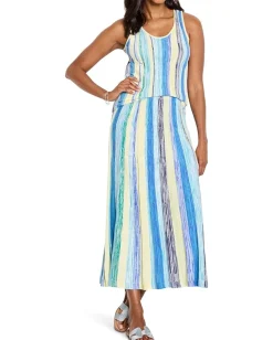 Women NIC+ZOE Petite Coast Crush Knit Tank