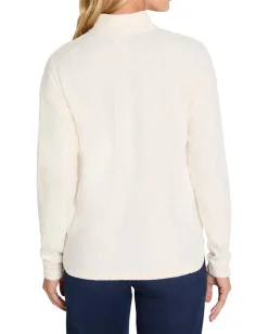 Women NIC+ZOE Petite Cozy Cable Knit Top