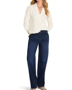 Women NIC+ZOE Petite Cozy Cable Knit Top