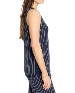 Women NIC+ZOE Petite Destination Stripe Knit Tank