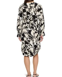 Women NIC+ZOE Petite Evening Petal Blouse Dress