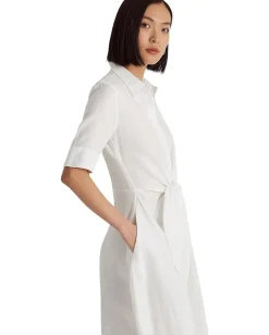 Lauren Ralph Lauren Petite Linen Shirtdress White Best