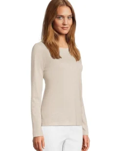 Women NIC+ZOE Petite Long Sleeve Boat Tee