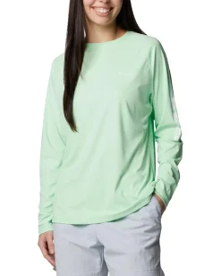 Columbia PFG Tidal Deflector™ Long Sleeve Ocean Mint Outlet