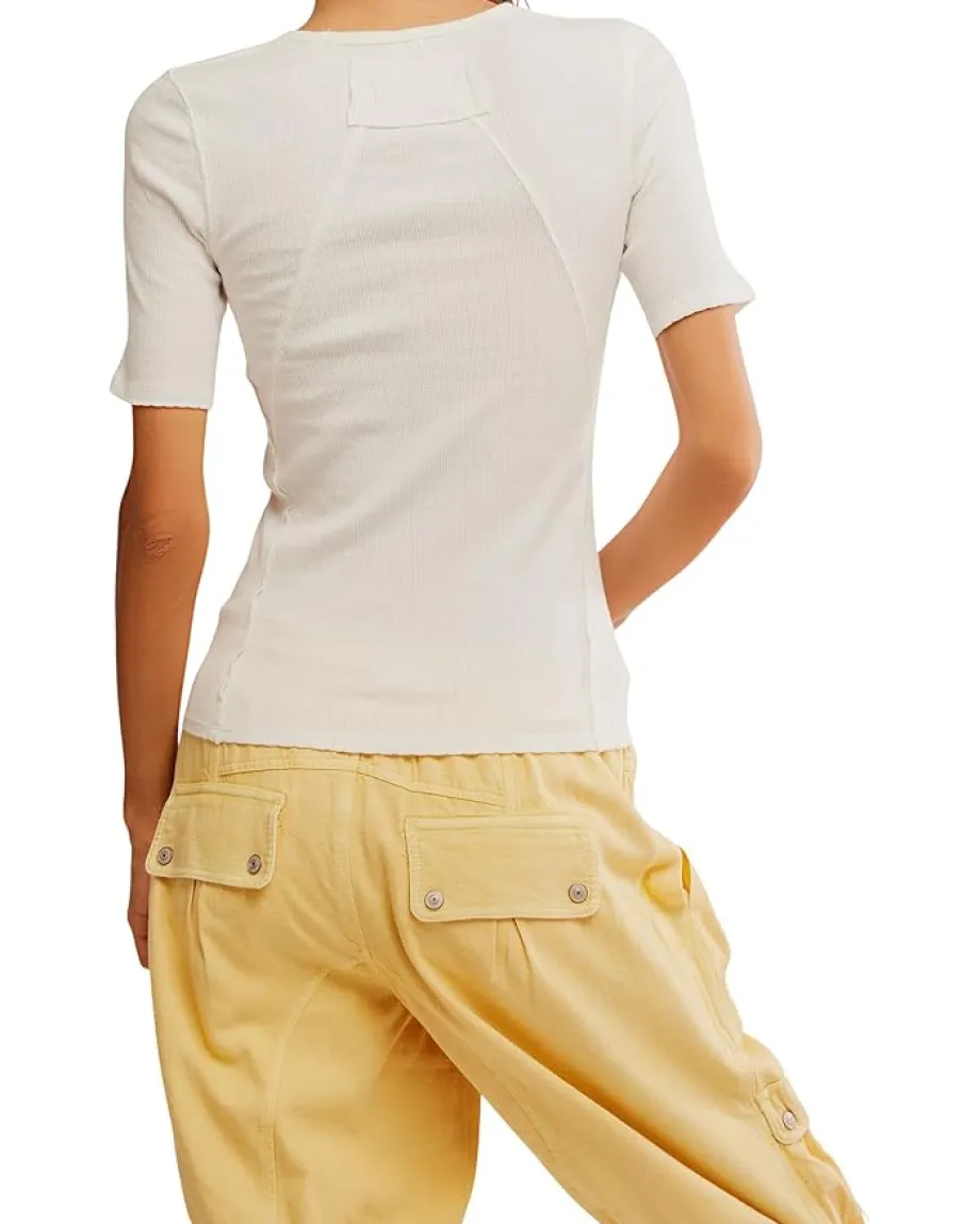 Free People Picture You Tee Ivory