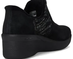 SKECHERS Pier-Lite - Lovely Autumn Martha Stewart- Hands Free Slip-Ins Black/Black Outlet